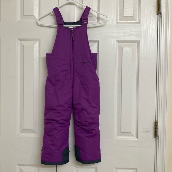 Toddler’s (Girls) Purple & Grey Arctix Snow Jumpsuit Size 4T - Picture 1 of 4